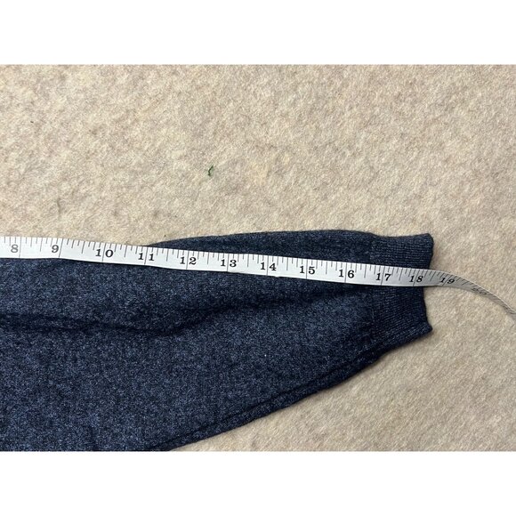 Pronto Uomo Made in Italy Navy Blue Merino Wool Men's Sweater Size Medium - Picture 9 of 10